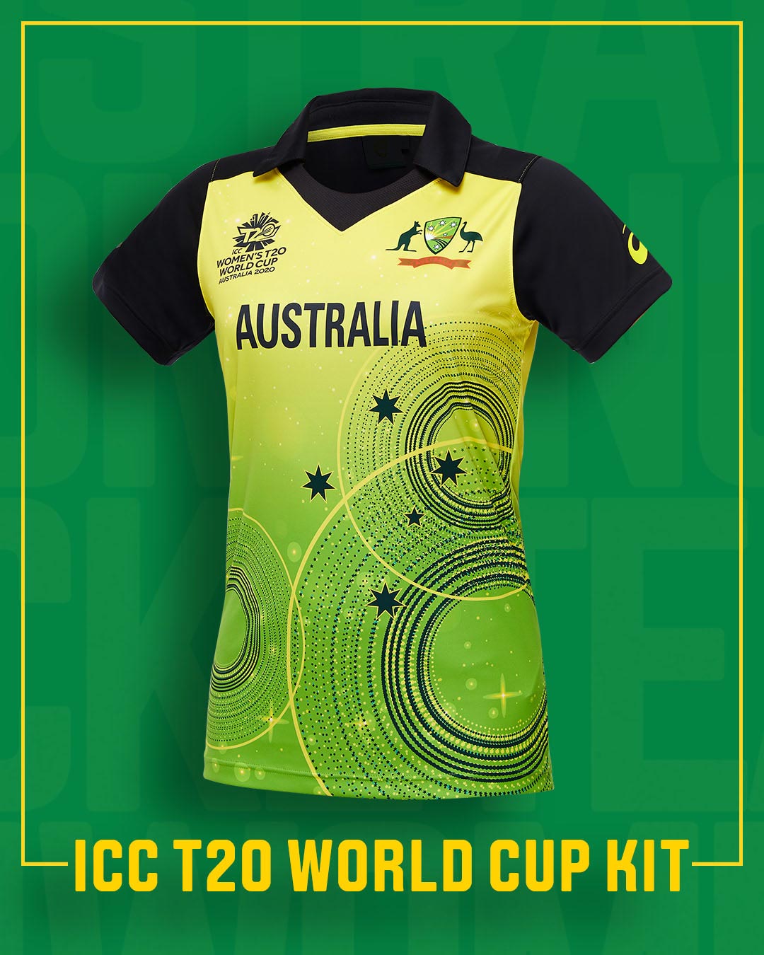 Australia Kit/Jersey ICC T20 World Cup 2020 | AUS Shirt T20 WC 2020