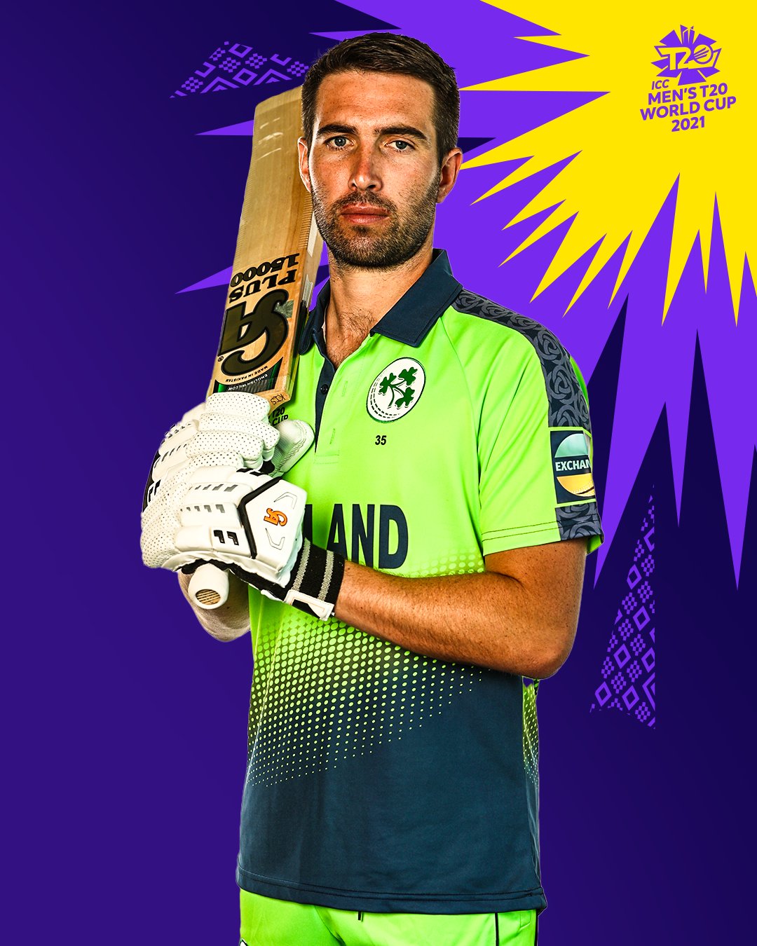 IRELAND CRICKETER MENS T-SHIRT TEE TOP GIFTCRICKET WORLD CUP