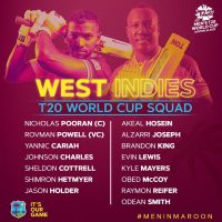 WI Team Squad for T20 WC 2022
