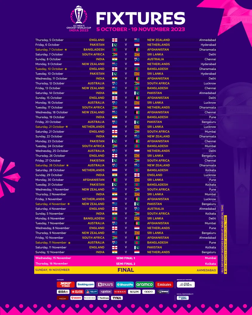 ICC Cricket World Cup 2023 Schedule.webp